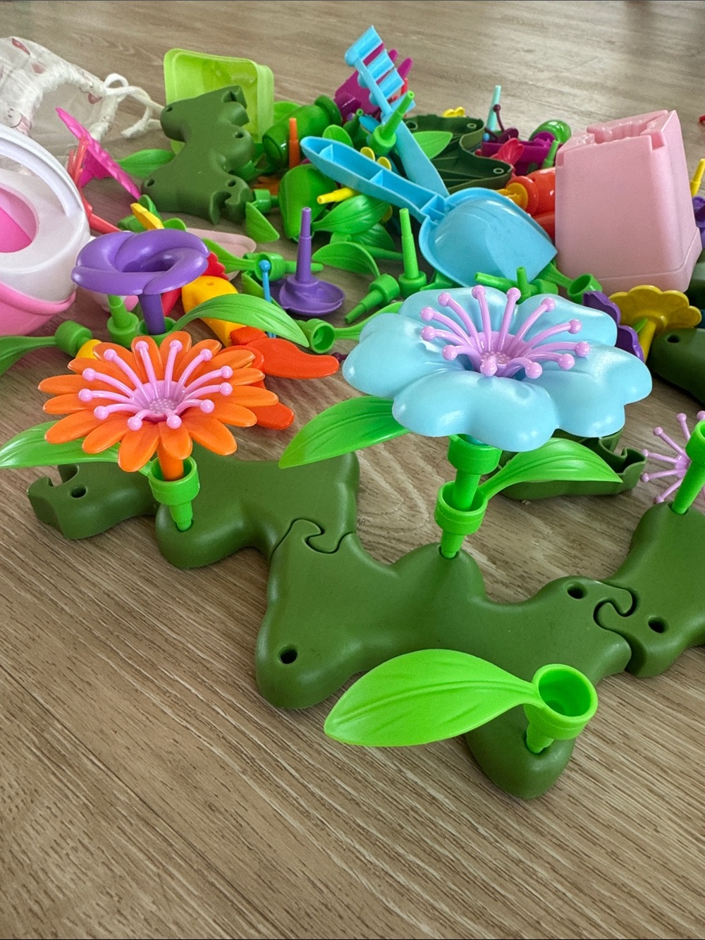 Kids Flower building Toy Set
